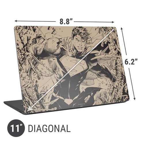 DC Comics Superman Unchained #1 Original Cover Pencils Universal Laptop 11in (8.8 x 6.2in) Skin